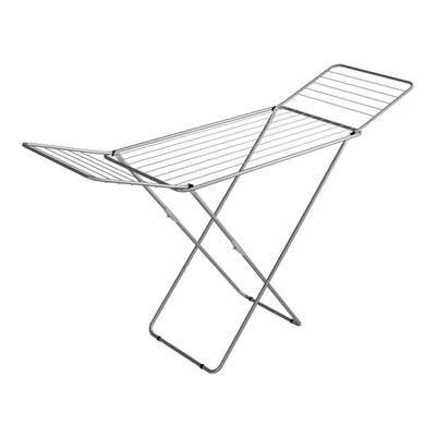 Stendibiancheria Jolly Silver Inox 180x55 cm H 93 cm