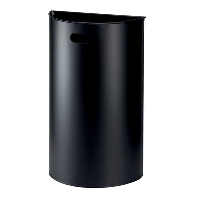 Gettacarte a Muro in Acciaio Inox Nero 40 Litri 39,5x19,5 cm H 64,7