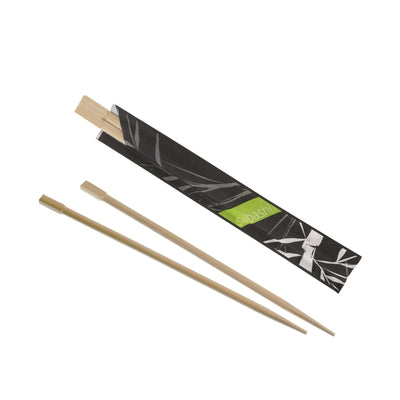 Bacchette in Bamboo 21 cm Confezione 100 Set da 2 Pezzi