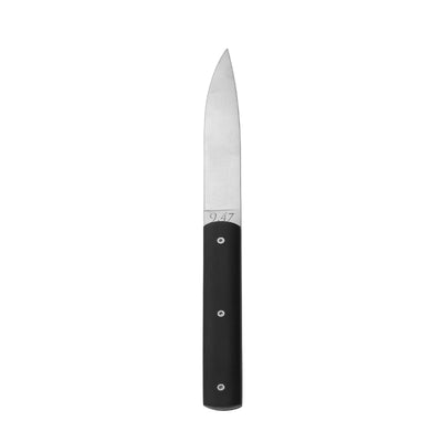 Perceval Coltello da Bistecca Lama Rasoio Manico Nero Confezione 6 Pezzi