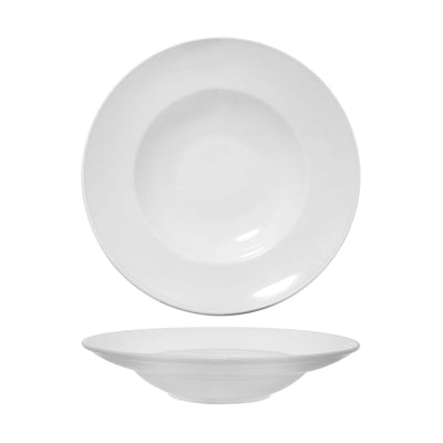 Ade Piatto Pasta in Porcellana Bianca 27,5 cm 6 Pezzi