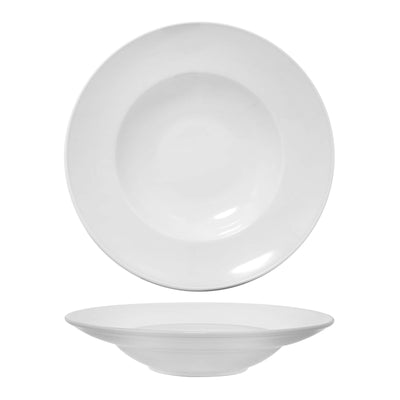 Ade Piatto Pasta in Porcellana Bianca 29,5 cm 4 Pezzi