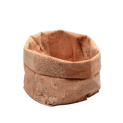 Cestino Tondo per Pane Effetto Sughero 17,6 cm H 15