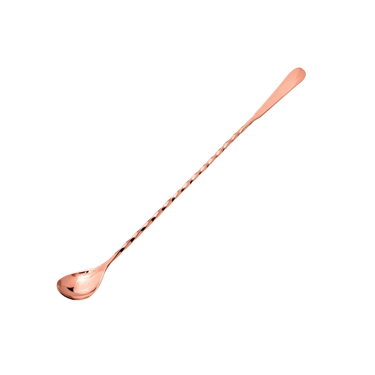 Cucchiaio Mescolatore Bar Hoffman Acciaio Inox Placcato Rame 30 cm