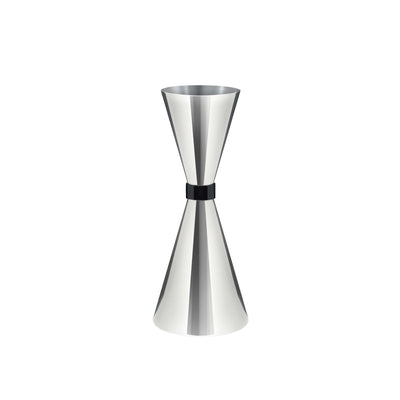 Misurino Cocktail Jigger Mr Slim Black Ruby Inox 3/6 cl