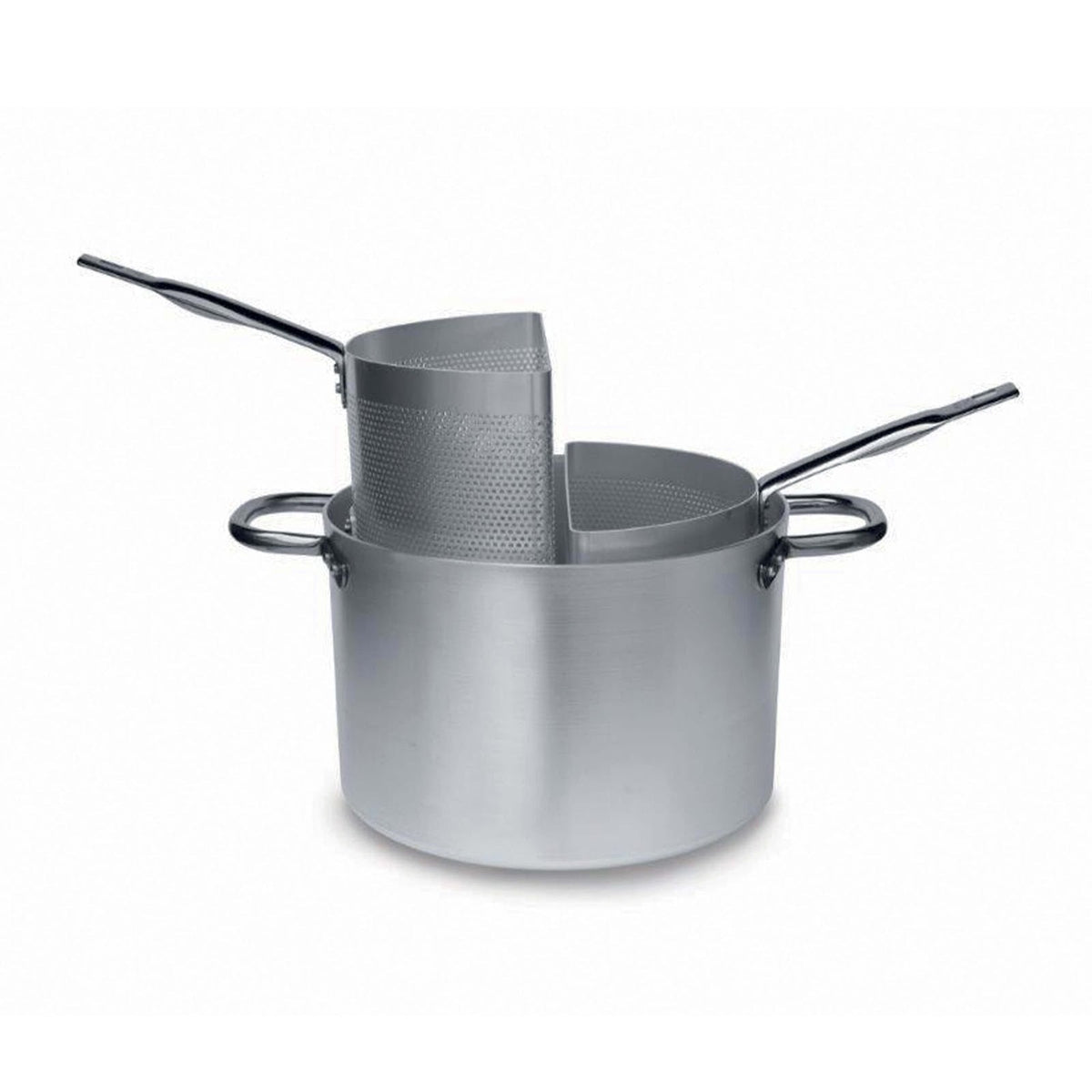 Ballarini Casseruola Alta Cuocipasta 2 Spicchi in Alluminio Ø 28 cm H 18,5 cm