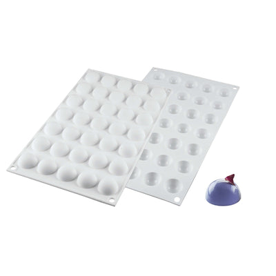 Stampo in Silicone Microflex Micro Dome 35 Forme Ø 2,6 cm H 1,4