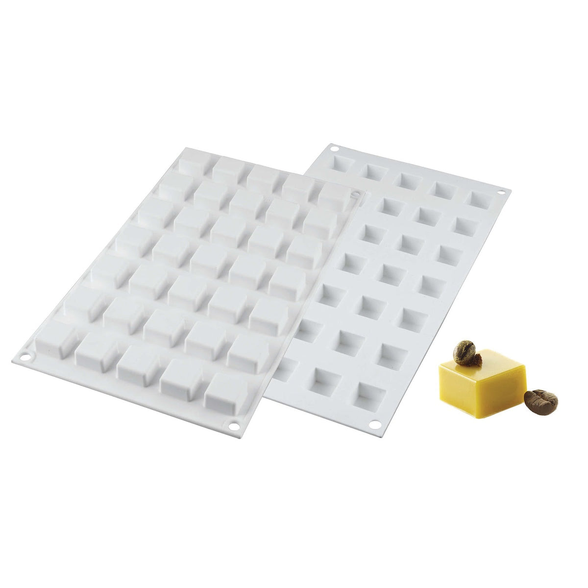 Stampo in Silicone Microflex Micro Square 35 Forme 2,1x2,1 cm H 1,3