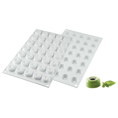 Stampo in Silicone Microflex Micro Savarin 35 Forme Ø 2,6 cm H 1,2