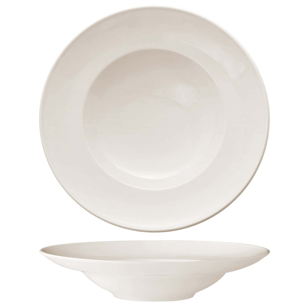 Gural Piatto Pasta in New Bone China 30 cm 6 Pezzi