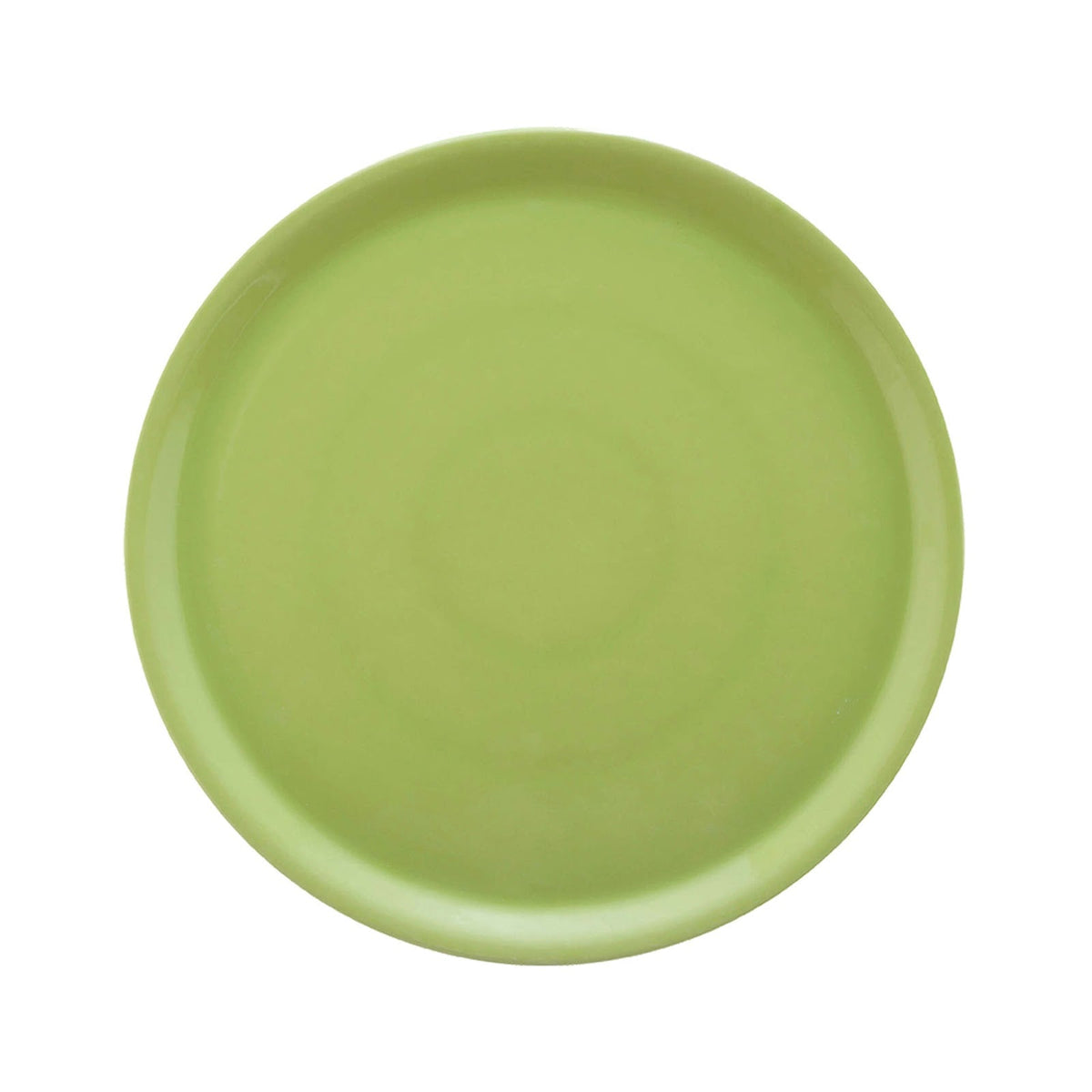 Saturnia Napoli Piatto Pizza Verde in Porcellana 33 cm 6 Pezzi
