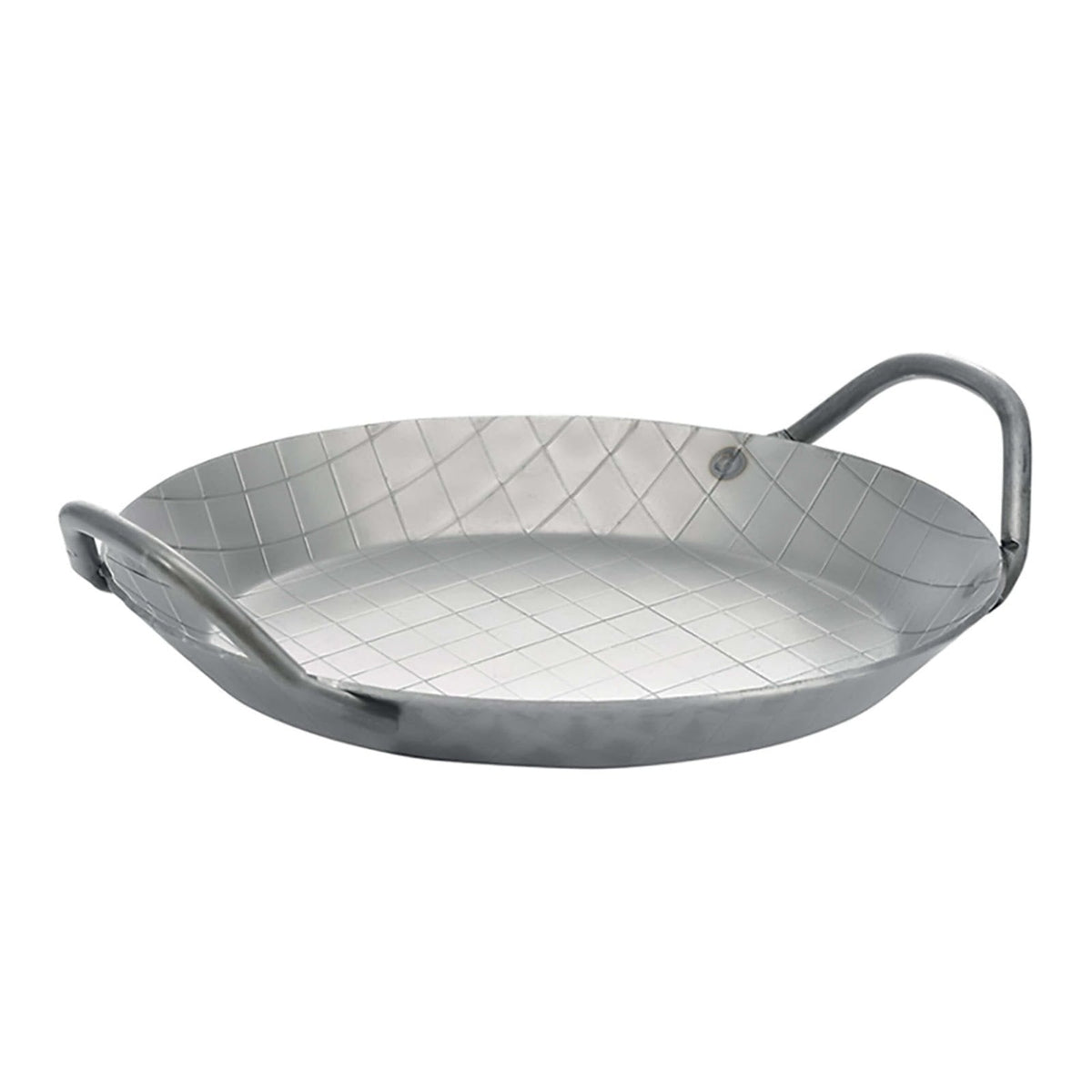 Tegame 2 Manici in Ferro Battuto per Induzione Ø 24 cm
