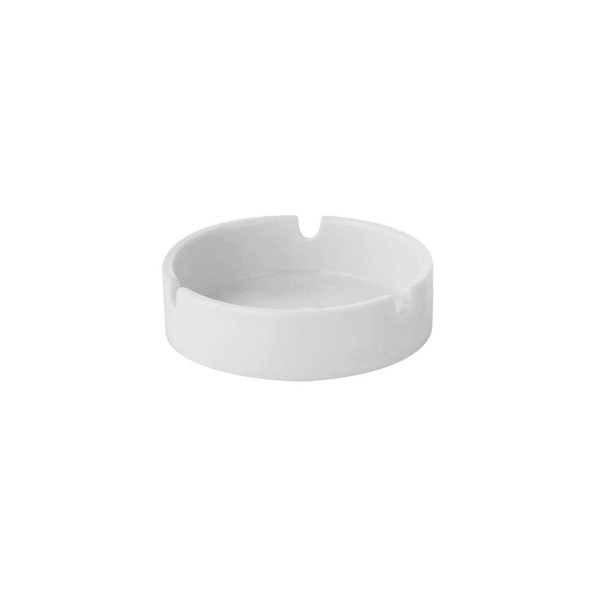 Posacenere Tondo in Porcellana Bianca Ø 9 cm 6 Pezzi