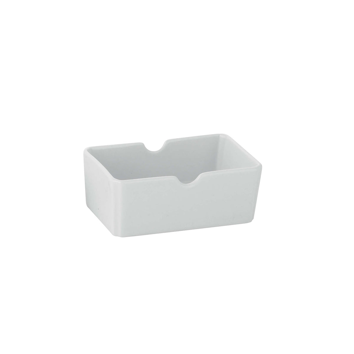 Portabustine Zucchero in Porcellana 10,2x6,3 cm H 4 cm 12 Pezzi