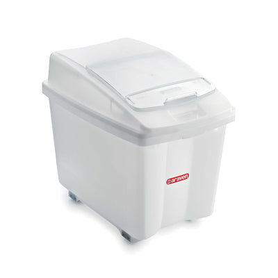 Contenitore per Ingredienti con Ruote in Polietilene 80 Litri 65,5x43,5 cm H 56 cm
