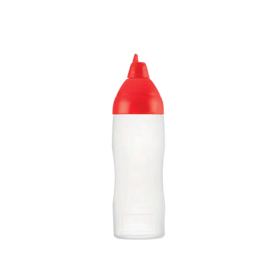 Dosatore Liquidi Professionale con Tappo Antigoccia Rosso 35 cl