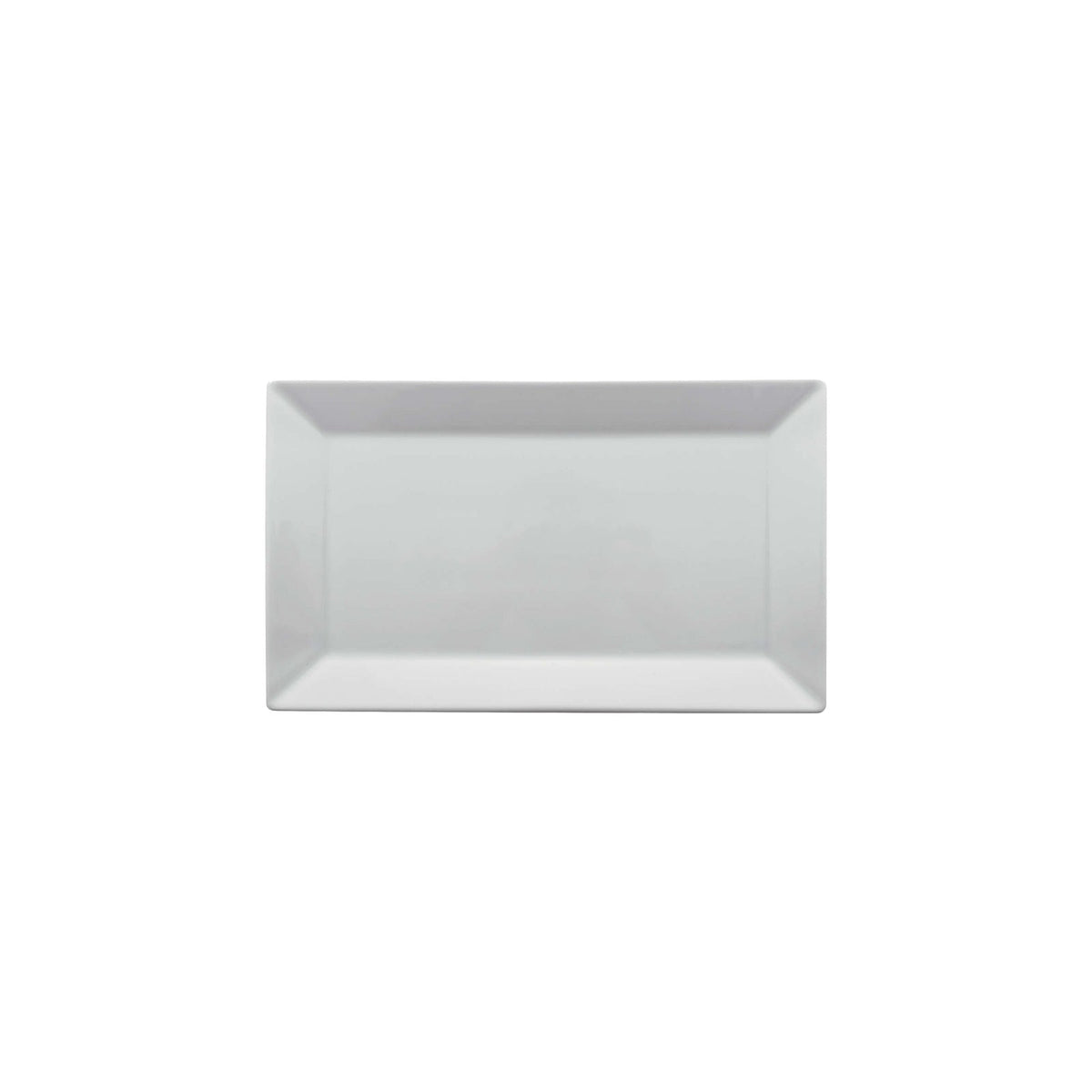 Saturnia Kimi Vassoio Rettangolare Porcellana Bianca 25x15 cm 10 Pezzi