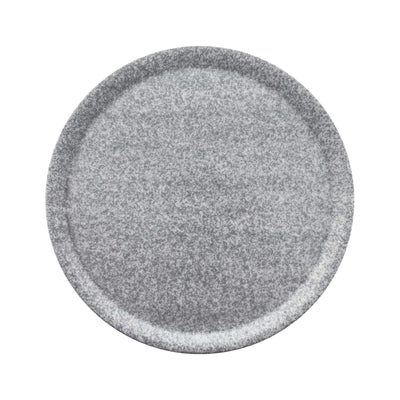 Saturnia Piatto Pizza Granito Grigio in Porcellana 33 cm 6 Pezzi