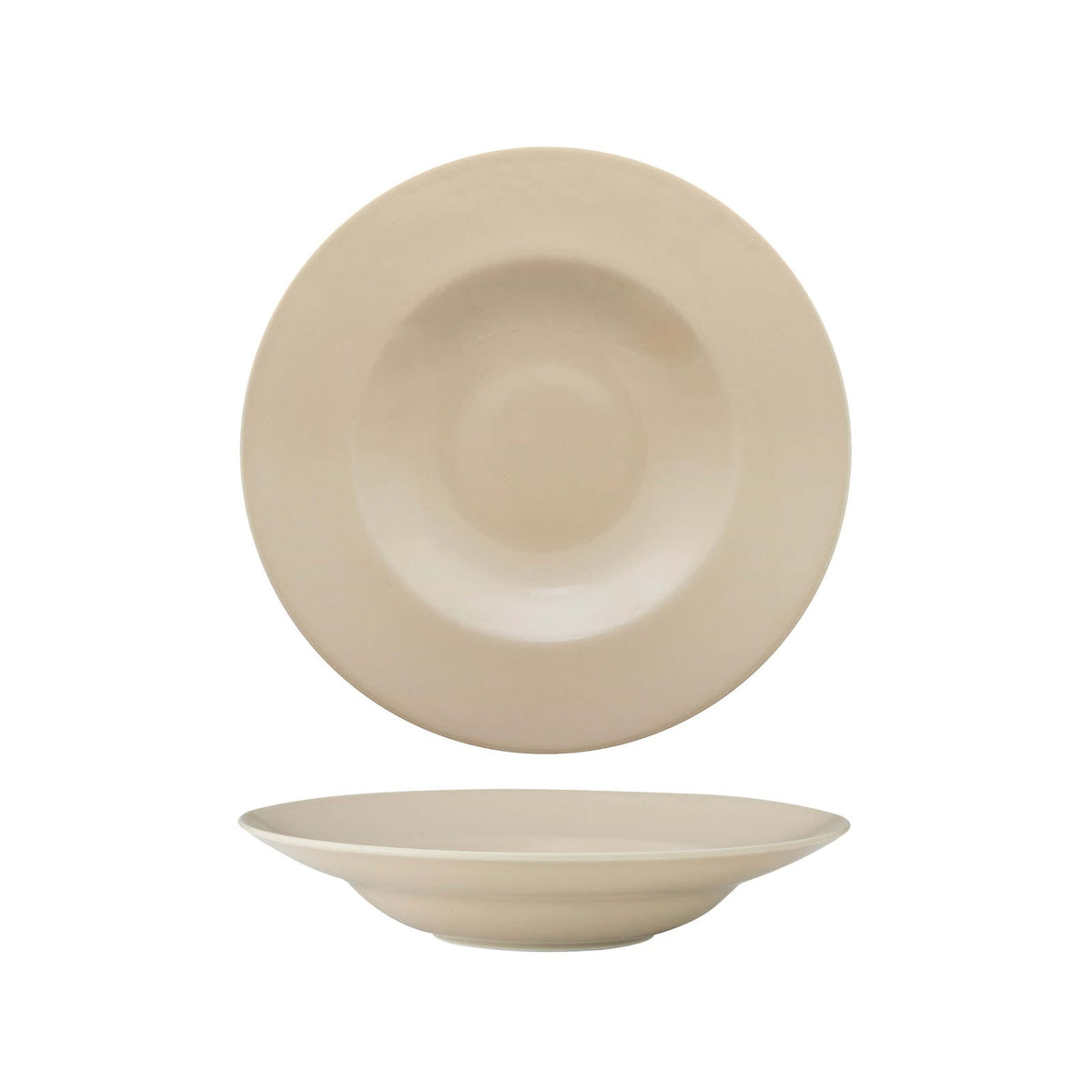 Saturnia Napoli Piatto Pasta Crema in Porcellana Ø 30,5 cm 6 Pezzi