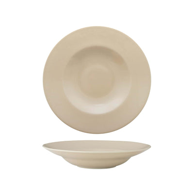 Saturnia Napoli Piatto Pasta Crema in Porcellana Ø 30,5 cm 6 Pezzi