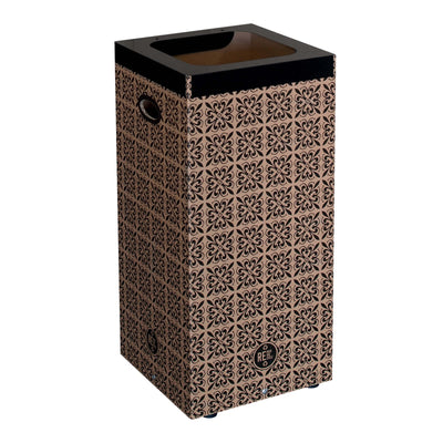 Cestino Gettacarte in Cartone 100 Litri con Cover e Base in Metallo