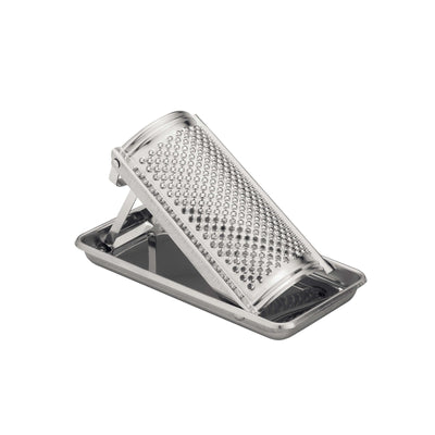 Grattugia Inox con Raccoglitore 20x10,5 cm