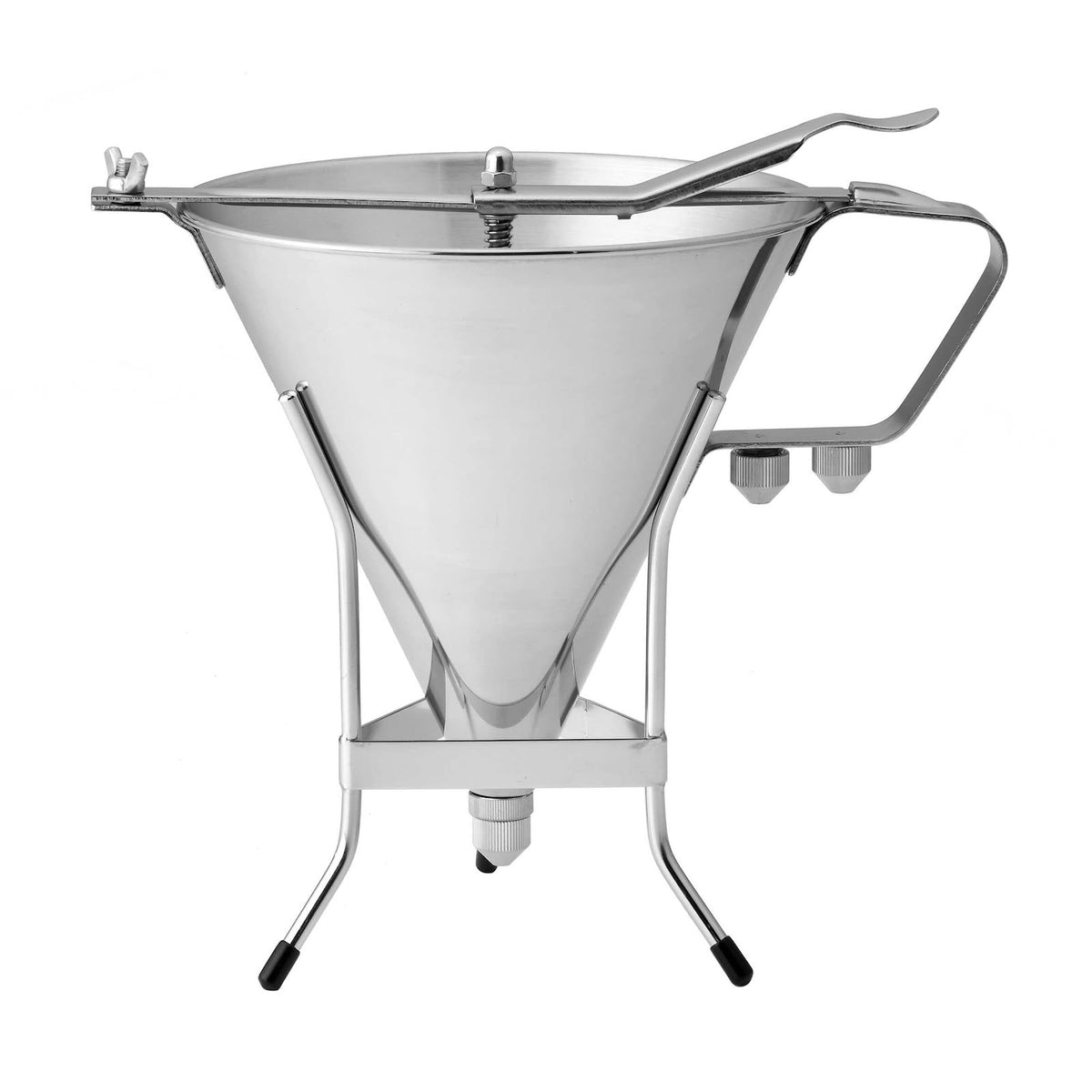 Imbuto Colatore Professionale in Acciaio Inox 1,8 L con 3 Bocchette