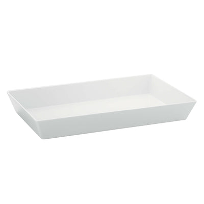 Vassoio Fondo Rettangolare Melamina Bianca GN 1/1 53x32,5 cm H 7