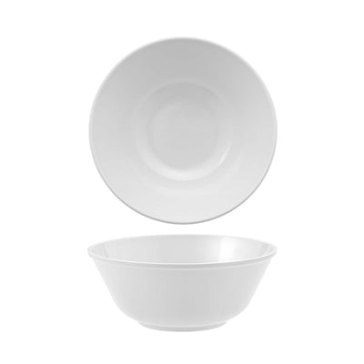 Insalatiera Tonda in Melamina Bianca 17 cm 12 Pezzi