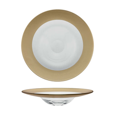 Rialto Pastabowl Ø 30 cm con Fascia Oro Metallizzato