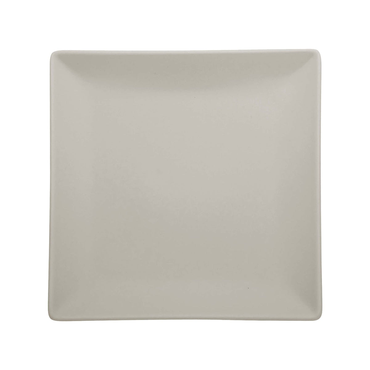 Boston Piatto Piano Quadrato Stoneware Sabbia Opaco 27x27 cm 6 Pezzi