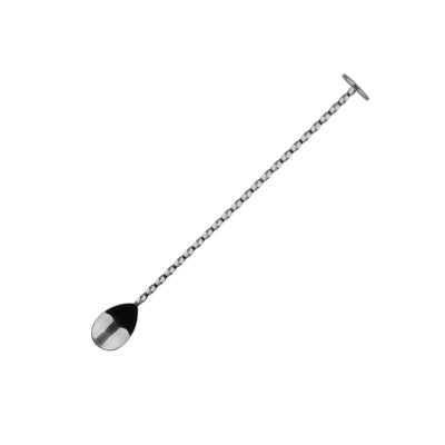Cucchiaio Mescolatore da Bar Argento 28 cm
