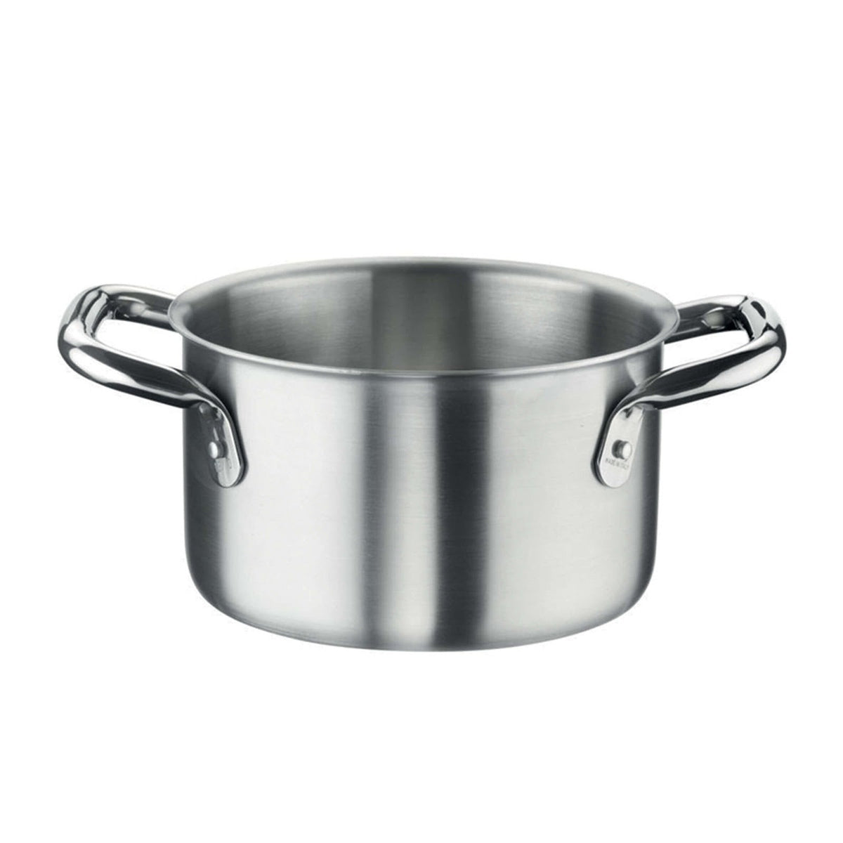 Pinti 3 Layers Casseruola Fonda 2 Manici in Acciaio Inox 18/10 Trimetallo Ø 32 cm 14,5 Litri