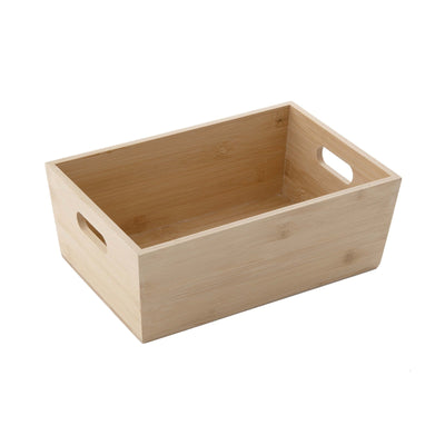 Cestino per Pane Rettangolare in Bamboo 30x20 cm H 11