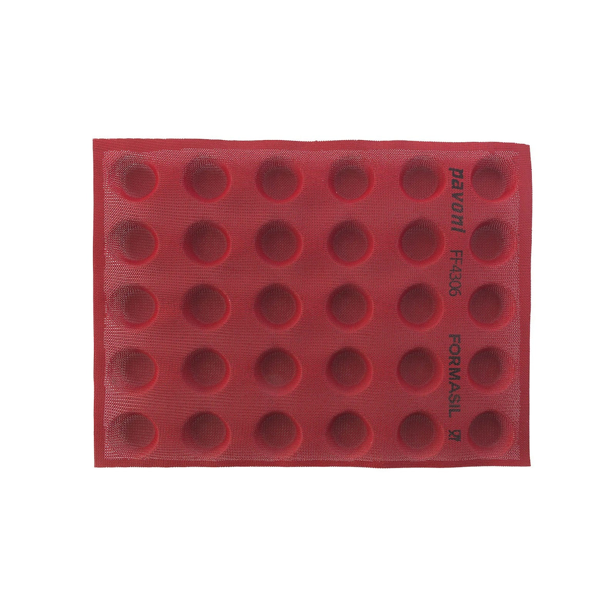 Formasil Stampo in Silicone Microforato 40x30 cm 30 Posti Tondi Ø 4 cm