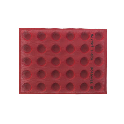 Formasil Stampo in Silicone Microforato 40x30 cm 30 Posti Tondi Ø 4 cm