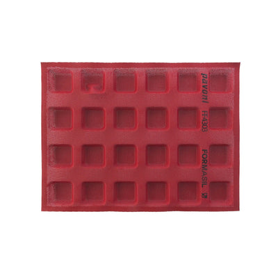 Formasil Stampo in Silicone Microforato 40x30 cm 24 Posti Quadrati 4,5x4,5 cm
