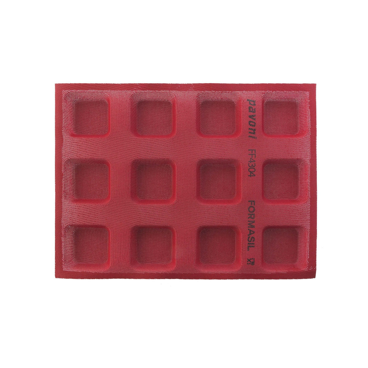 Formasil Stampo in Silicone Microforato 40x30 cm 12 Posti Quadrati 6,5x6,5 cm