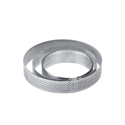 Fascia Tonda Microforata in Acciaio Inox Ø 15 cm H 3,5