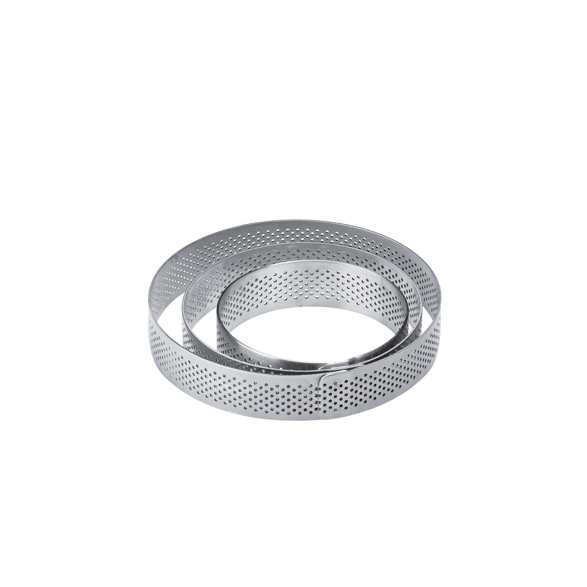 Fascia Tonda Microforata in Acciaio Inox Ø 7 cm H 2