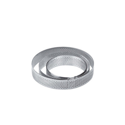 Fascia Tonda Microforata in Acciaio Inox Ø 7 cm H 2