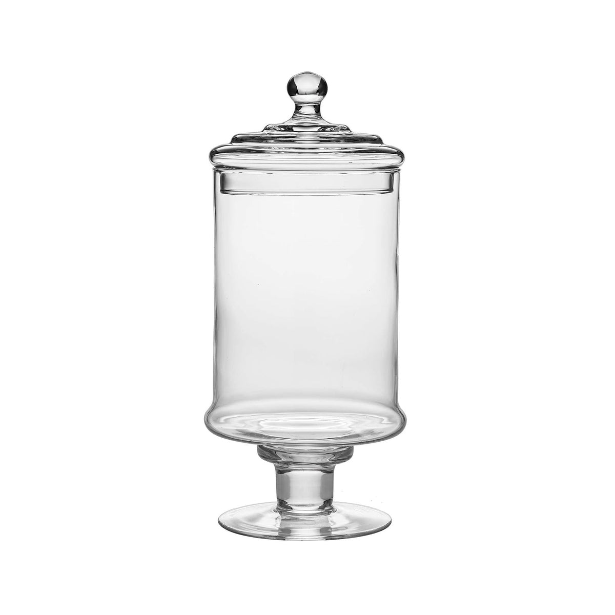 Barattolo in Vetro Soffiato con Coperchio Ø 11,5 cm H 33 cm