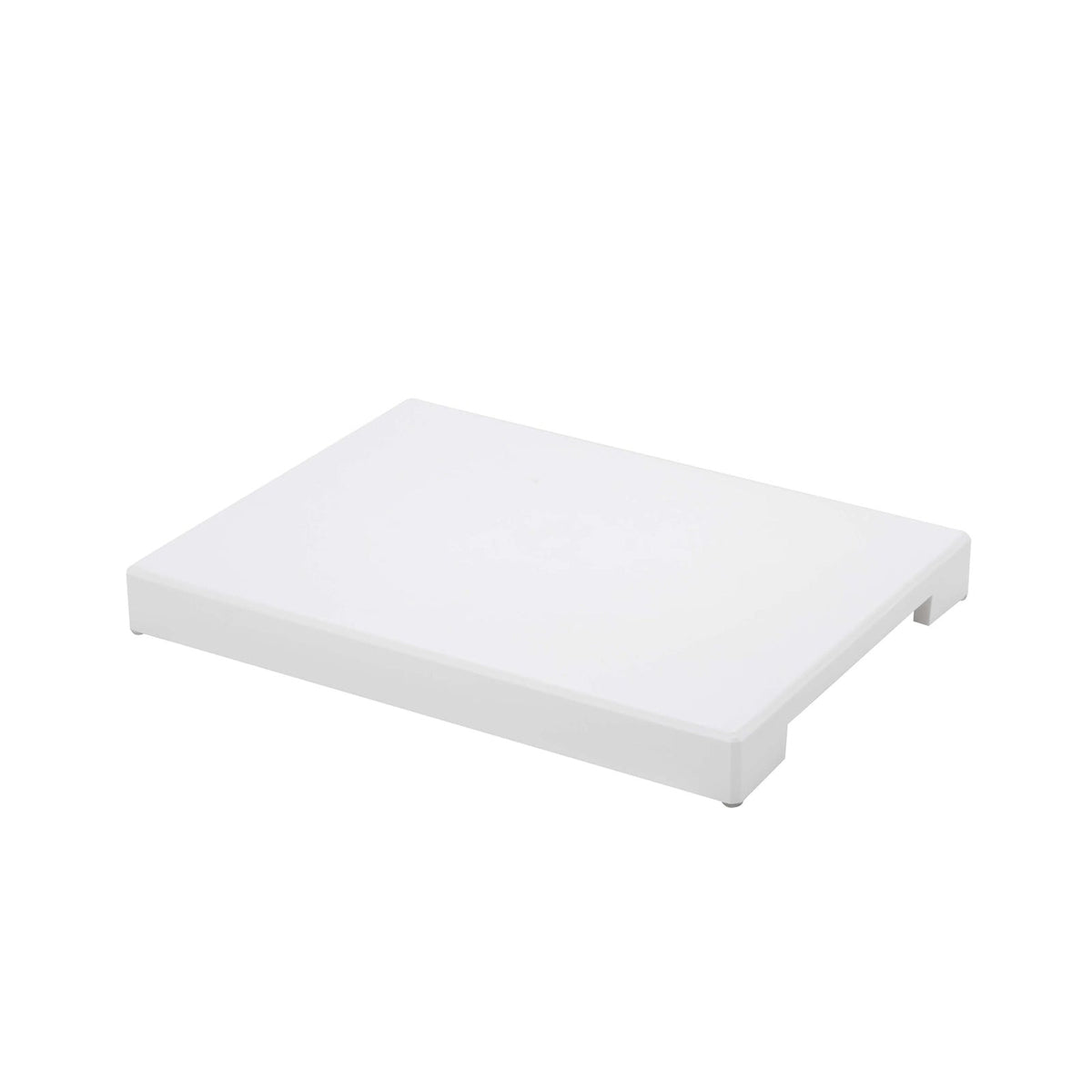 Tagliere Cut&Go Bianco 40x30 cm H 4 cm con Apertura Laterale