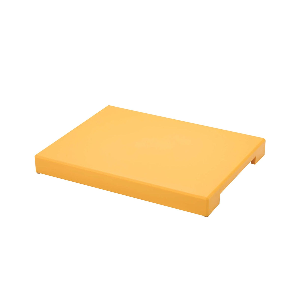 Tagliere Cut&Go Giallo in Polietilene 40x30 cm H 4 cm con Apertura Laterale