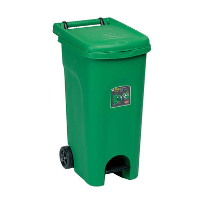 Bidone Urban Eco System Verde 80 Litri per Raccolta Differenziata cm 51,5x40 H 79,5