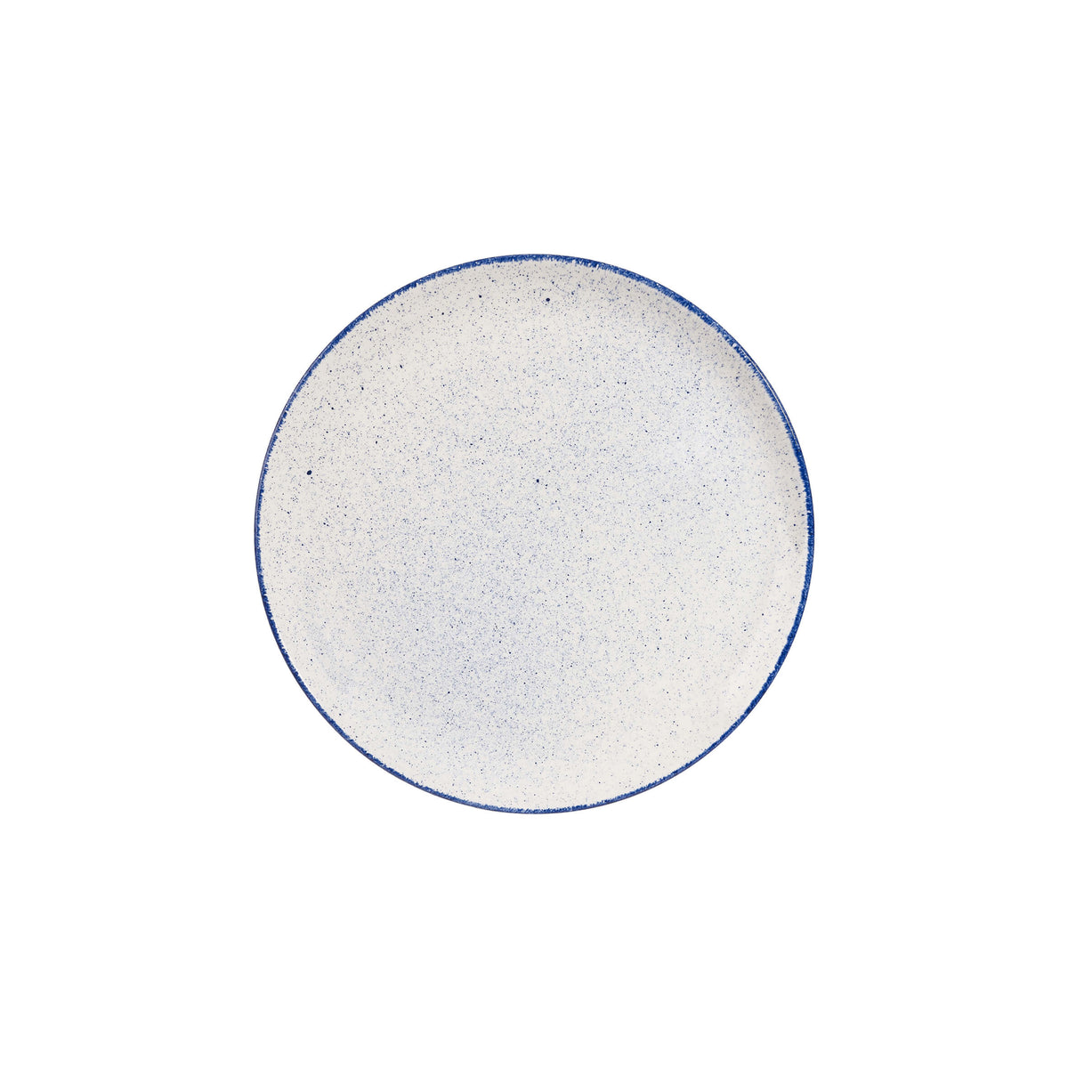 Churchill Stonecast Hints Indigo Blue Piatto Piano Ø 32,4 cm 6 Pezzi