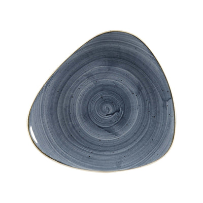 Churchill Stonecast Blueberry Piatto Piano Triangolare 26,5 cm 12 Pezzi