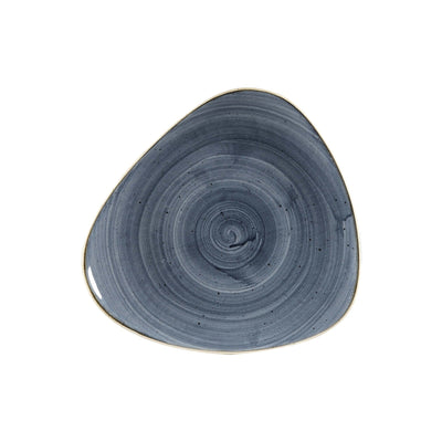 Churchill Stonecast Blueberry Piatto Piano Triangolare 22,9 cm 12 Pezzi