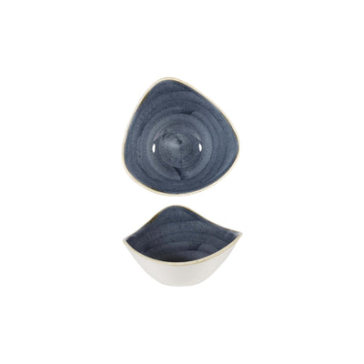 Churchill Stonecast Blueberry Piatto Fondo Triangolare 18,5 cm 12 Pezzi