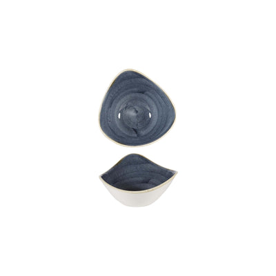 Churchill Stonecast Blueberry Piatto Fondo Triangolare 15,3 cm 12 Pezzi